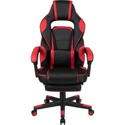 Flash Furniture Racingstolar Konstläder Röd Standard