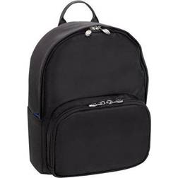 McKlein neosport, nano tech-light nylon, 15' classic u shape laptop backpack, black (19045)