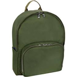 McKlein n series, neosport, nano tech-light nylon, 15' nylon classic u shape laptop backpack, green (19041)