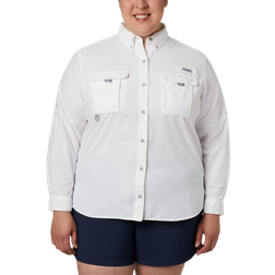 Columbia Women’s PFG Bahama Long Sleeve Plus - White