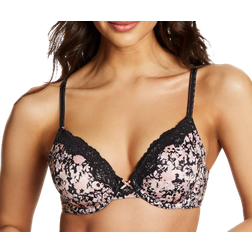 Maidenform Comfy Soft Full Coverage Underwire Bra - Abstract Floral Print/Black