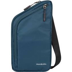 Travelon World Travel Essentials Slim Crossbody Bag - Peacock Teal