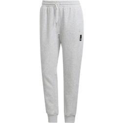 Adidas Women's Studio Lounge Fleece Pants - Light Grey Heather