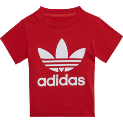 Adidas Toddler's Trefoil Tee - Red/White (H34605)