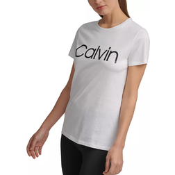 Calvin Klein Performance Logo T-shirt - White