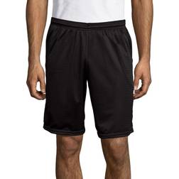 Hanes Mesh Pocket Shorts Men - Ebony