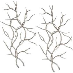 Uttermost Silver Branches Wall Decor 53.3x94cm 2pcs