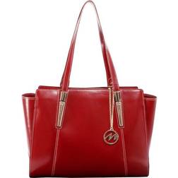 McKlein M Series Aldora Leather Tablet Tote - Red