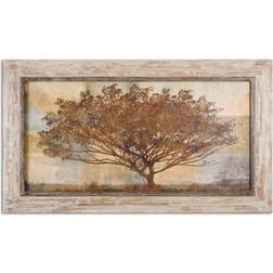 Uttermost Autumn Radiance Sepia Framed Art 56x32"