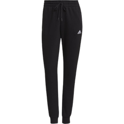 adidas Women's Essentials Fleece 3-Stripes Pants - Black/White