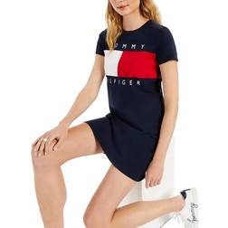 Tommy Hilfiger Women's Flag Dress - Sky Captain