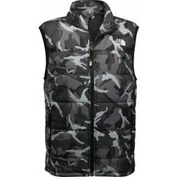 The North Face Youth Printed Reactor Insulated Vest - Asphalt Grey Explorer Camo (NF0A5J1V-364)