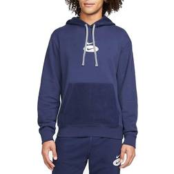 Nike Sportswear Swoosh League French Terry Pullover Hoodie - Midnight Navy/Cool Grey/Sail