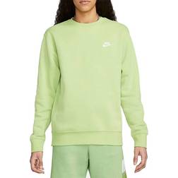 Nike Sportswear Club Fleece Crew Sweater - Vivid Green/White