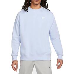 Nike Sportswear Club Fleece Crew Sweater - Light Marine/White