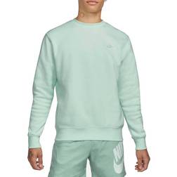 Nike Sportswear Club Fleece Crew Sweater - Barely Green/White