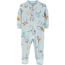 Carter's Butterfly 2-Way Zip Cotton Sleep & Play - Blue (V_1N043910.)