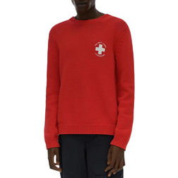 Helmut Lang Lifeguard Embroidered Logo Sweater - Poppy