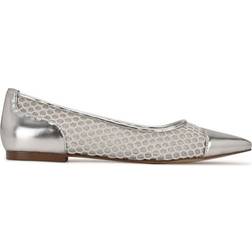 Nine West Brex Pointy Toe - Silver Mesh