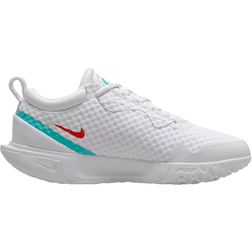 Nike Court Zoom Pro W - White/Habanero Red/Pomegranate/Washed Teal