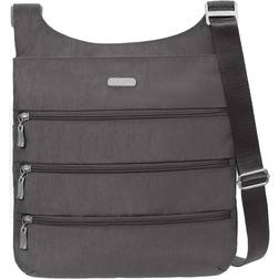 Baggallini Big Zipper Bag - Charcoal