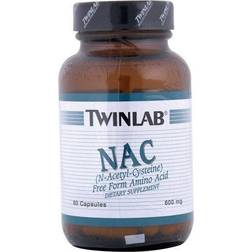 Twinlab NAC (N-Acetyl-L-Cysteine) 60 Capsules 60