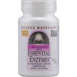 Source Naturals Daily Essential Enzymes 500 mg 60 Vegetarian Capsules