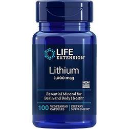 Life Extension Lithium 1000 mcg (100 Capsules)