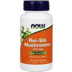 Now Foods Foods Rei-Shi Mushrooms, 270mg 100 vcaps 100 Stk.