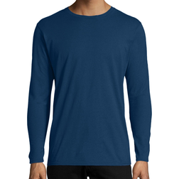 Hanes Perfect-T Long Sleeve T-shirt - Navy