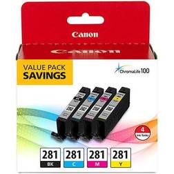 Canon 2091C005 (Multicolour) Pack - 4