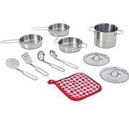 Teamson Kids Teamson Little Chef Frankfurt Stainless Steel Cooking Accessory Set