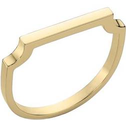 Monica Vinader Gold Signature Thin Ring