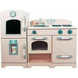 Teamson Kids Wooden Play Kitchen Set