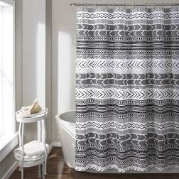 Lush Hygge Geo Shower Curtain (16T002813)