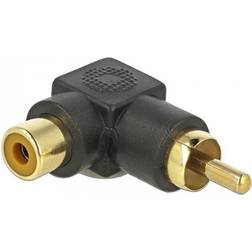 DeLock Angled RCA-RCA Adapter M-F