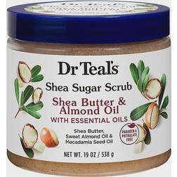 Dr Teal's Shea Sugar Scrub with Shea Butter, Almond Oil, & Essential Oils
