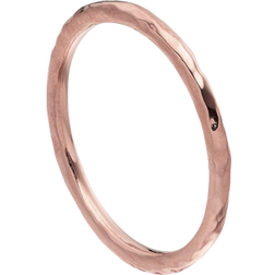 Monica Vinader Siren Hammered Ring - Rose Gold