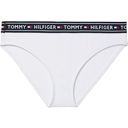 Tommy Hilfiger Essential Colorblock High-Waist Bikini Swim Bottom - White
