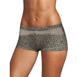 Maidenform Microfiber Boyshort - Sexy Grey Animal Print