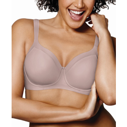 Playtex Women's Secrets Shapes & Supports Balconette Full Figure Wirefree Bra - Evening Blush