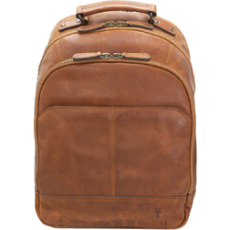 Frye Logan Multi Zip Backpack - Cognac