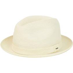 Bailey Tate Braided Fedora Cap - Off White