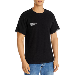 Helmut Lang Trapunto Mesh Tee Black Male