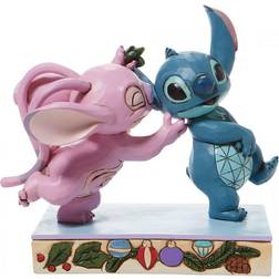 Disney Traditions Stitch and Angel 'Mistletoe Kisses' Figurine