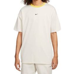 Nike Sportswear Style Essentials Reversible Short-Sleeve Top - Light Orewood Brown/Vivid Sulphur