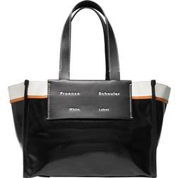 Proenza Schouler Morris Coated Canvas Tote Large - Black