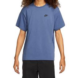 Nike Sportswear Lightweight Knit Short-Sleeve Top - Mystic Navy/Black