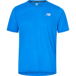 New Balance Impact Run Short Sleeve T-shirt Men - Serene Blue Heather