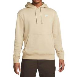 NIKE Sportswear Club Fleece Pullover Hoodie - Limestone/White